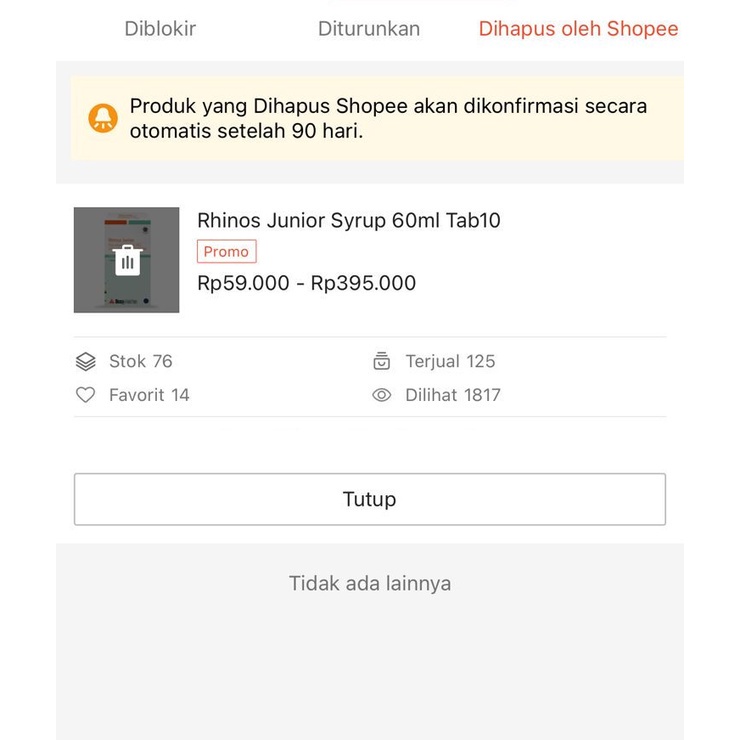 RHINOS Junior Syrup - Obat Flu Pilek Anak Dewasa Sirup