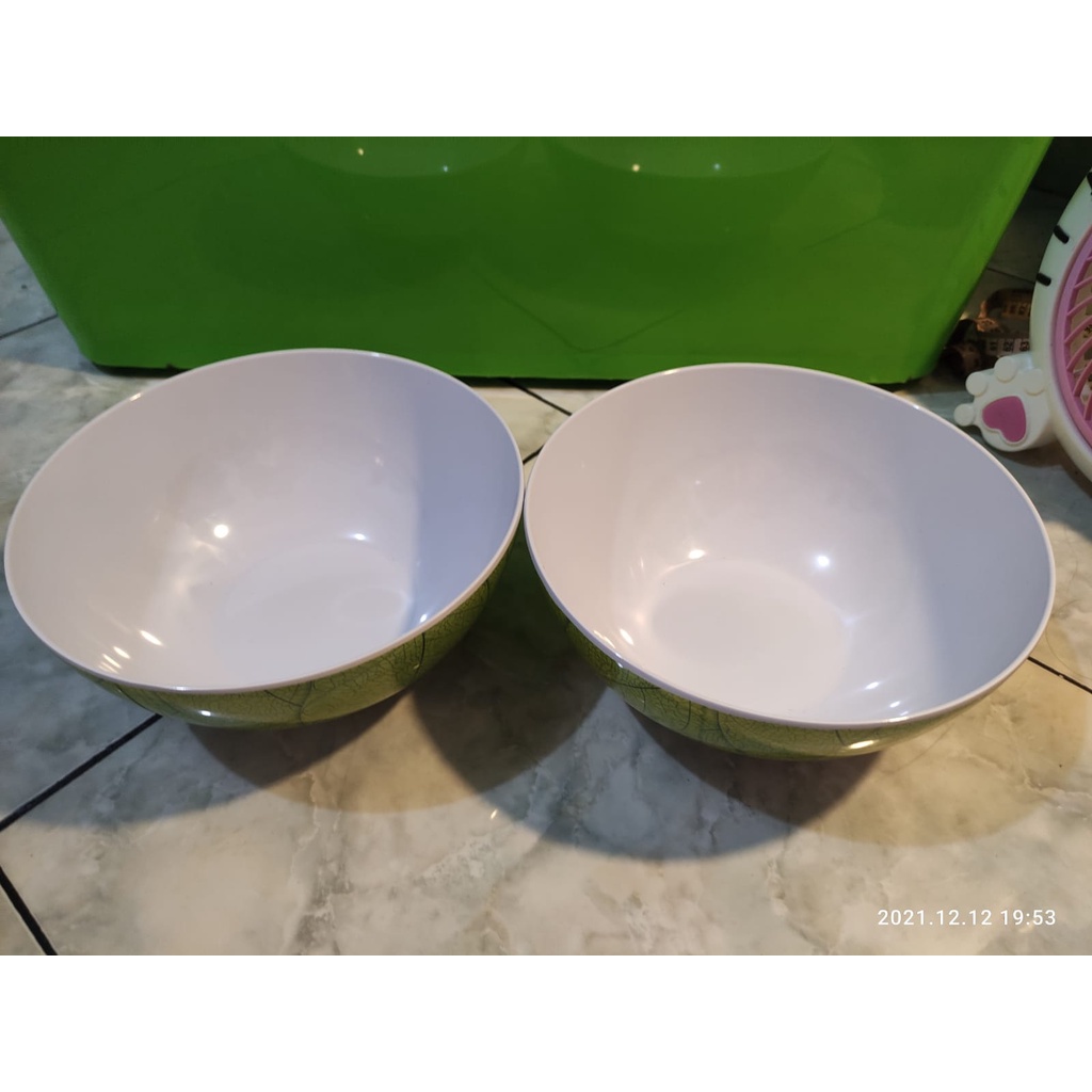 MASPION VANDA Melamine BF 579 - Mangkok Hawai 8.75 inch - GREENY