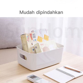 Kotak Penyimpanan Serbaguna/Bin Organizer Multifungsi/Keranjang penyimpanan Serbaguna/plastik STORAGE BOX/Dekstop Storage Box/kotak skincare/keranjang makanan/Bin Pantry Dekstop Storage Box/