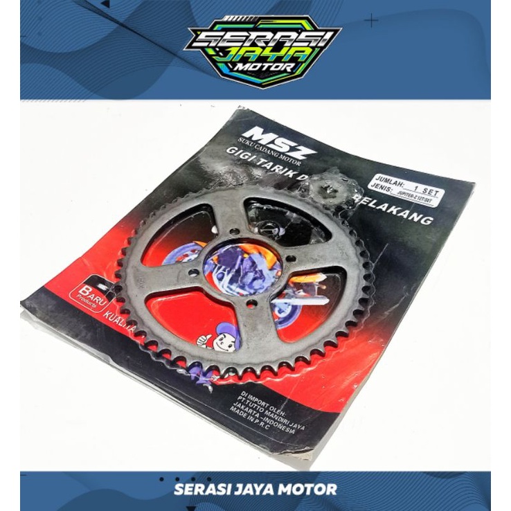 GIR GEAR DEPAN + BELAKANG JUPITER Z 428H/50T/12T