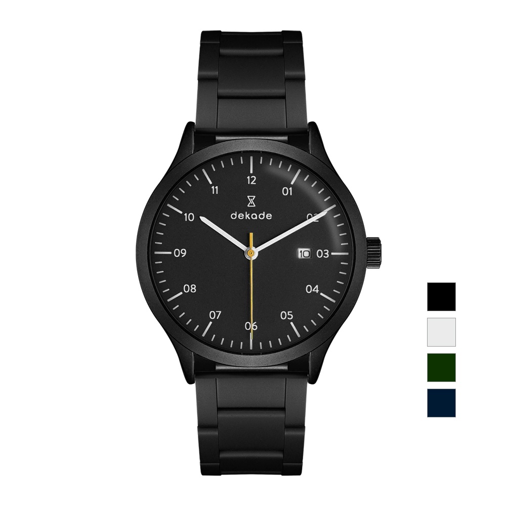 Jam Tangan Dekade World Sade Bracelet Black Pria dan Wanita