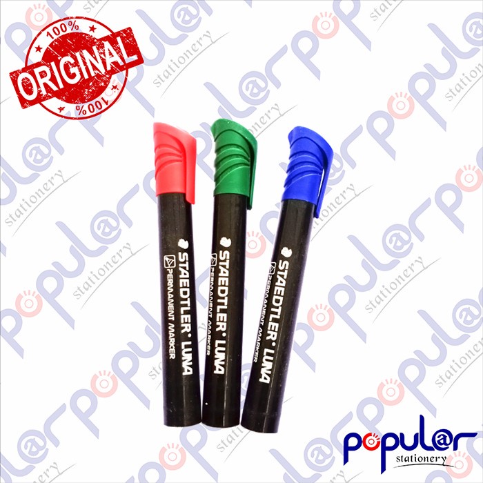 

Spidol Luna Permanent Biru / Merah / Hijau