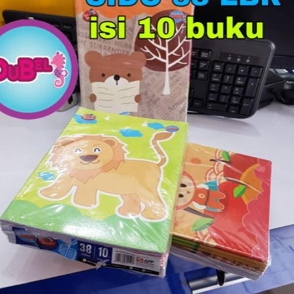 

[PRODUK 0GSKI] Buku Tulis Sidu 38 Lembar isi 10 Buku V78