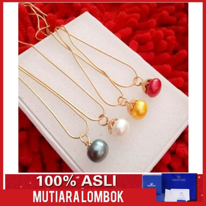 perhiasan kalung mutiara lombok jewellery fashion wanita kalung mutiara asli kalung mutiara tawar