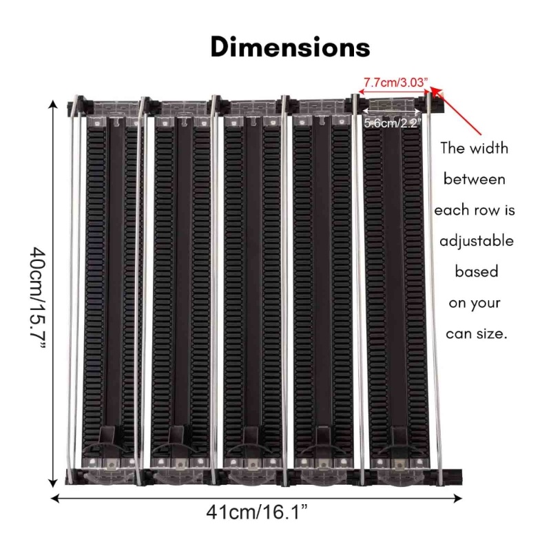 Rak Holder Penyimpanan Minuman Otomatis Bahan Plastik Untuk Kulkas Rumah