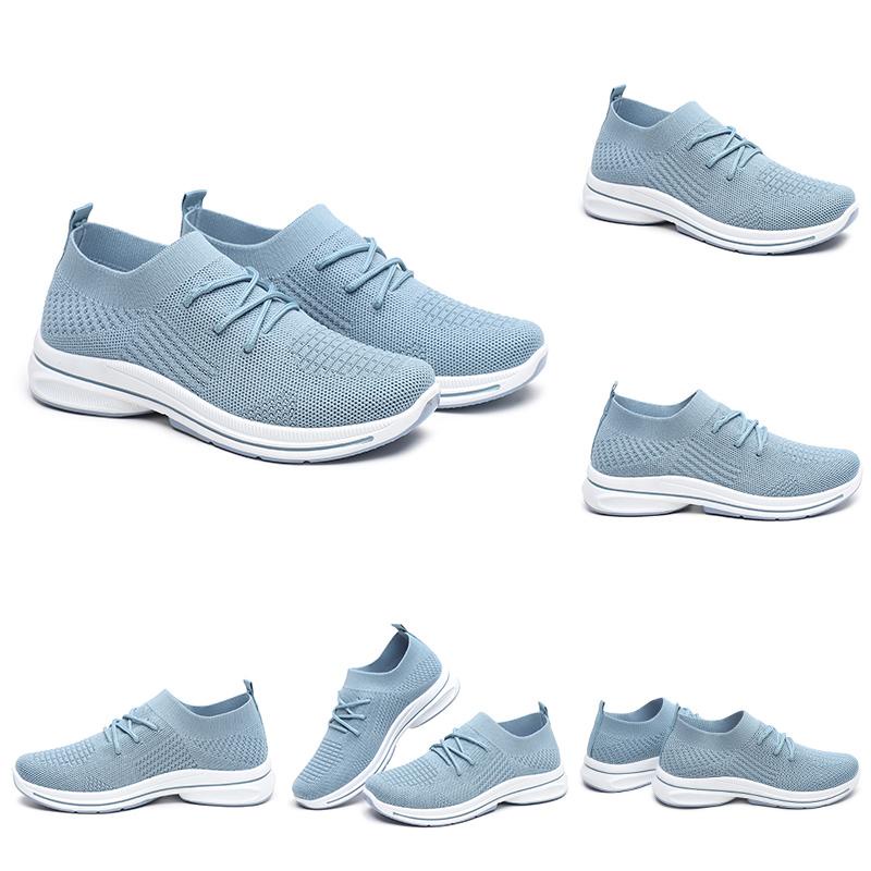 [GROSIR][COD] SEVEN_DAY SEPATU RAJUT WANITA OLAHRAGA IMPORT CASUAL SHOES BIRU A-6612