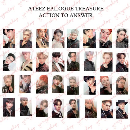 [READY / SET] ATEEZ SET EPILOGUE TREASURE ACTION TO ANSWER ATZZ PHOTOCARD FAN MADE UNOFFICIAL YANGPA