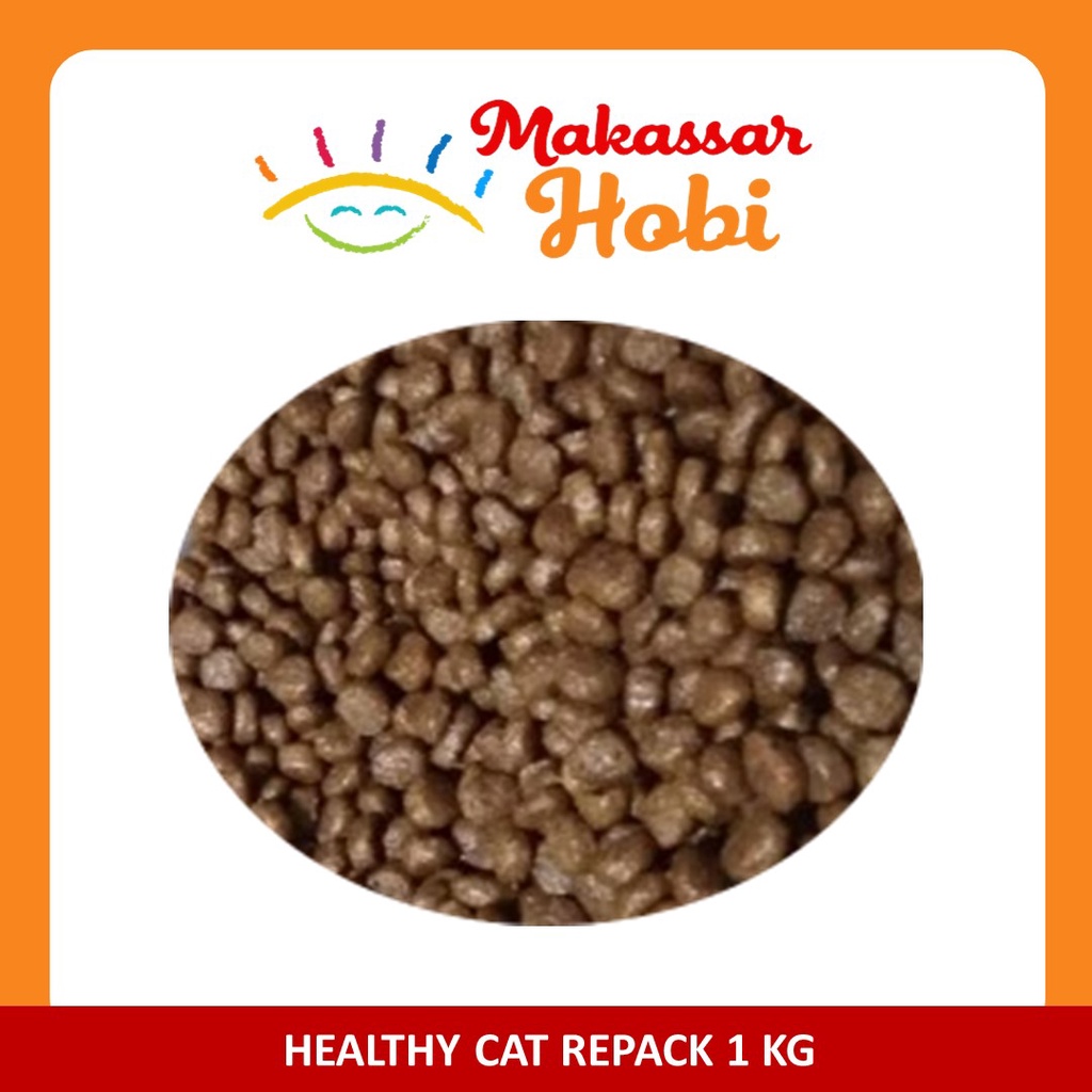 Healthy Cat Repack 1kg 1 kg Healty Pet Food Makanan Kucing Semua Umur