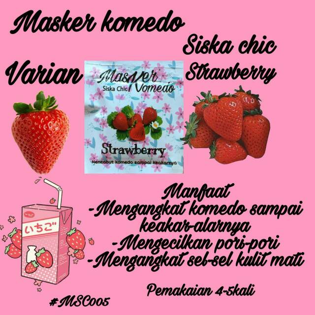 Masker Komedo By Siska Chic Shopee Indonesia