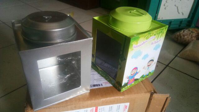 Kaleng Kerupuk Mini Edisi Lebaran Ukuran 11 X 13 Cm