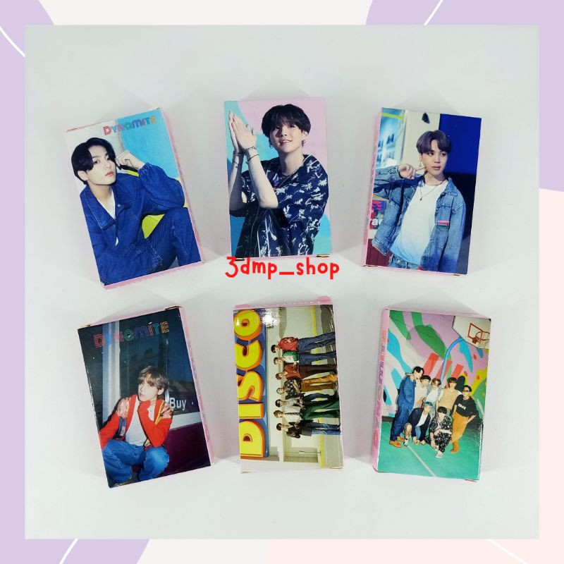 [30 lembar] Lomocard lomo card photocard bts dynamite disco jungkook v taehyung jimin suga