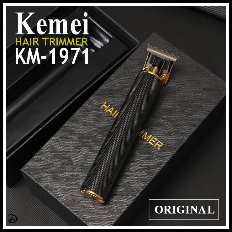 KEMEI KM 1971 Hair Trimmer Pro Alat Cukur Kerik Ukir Rambut Cas Cukuran km 1974c km1971