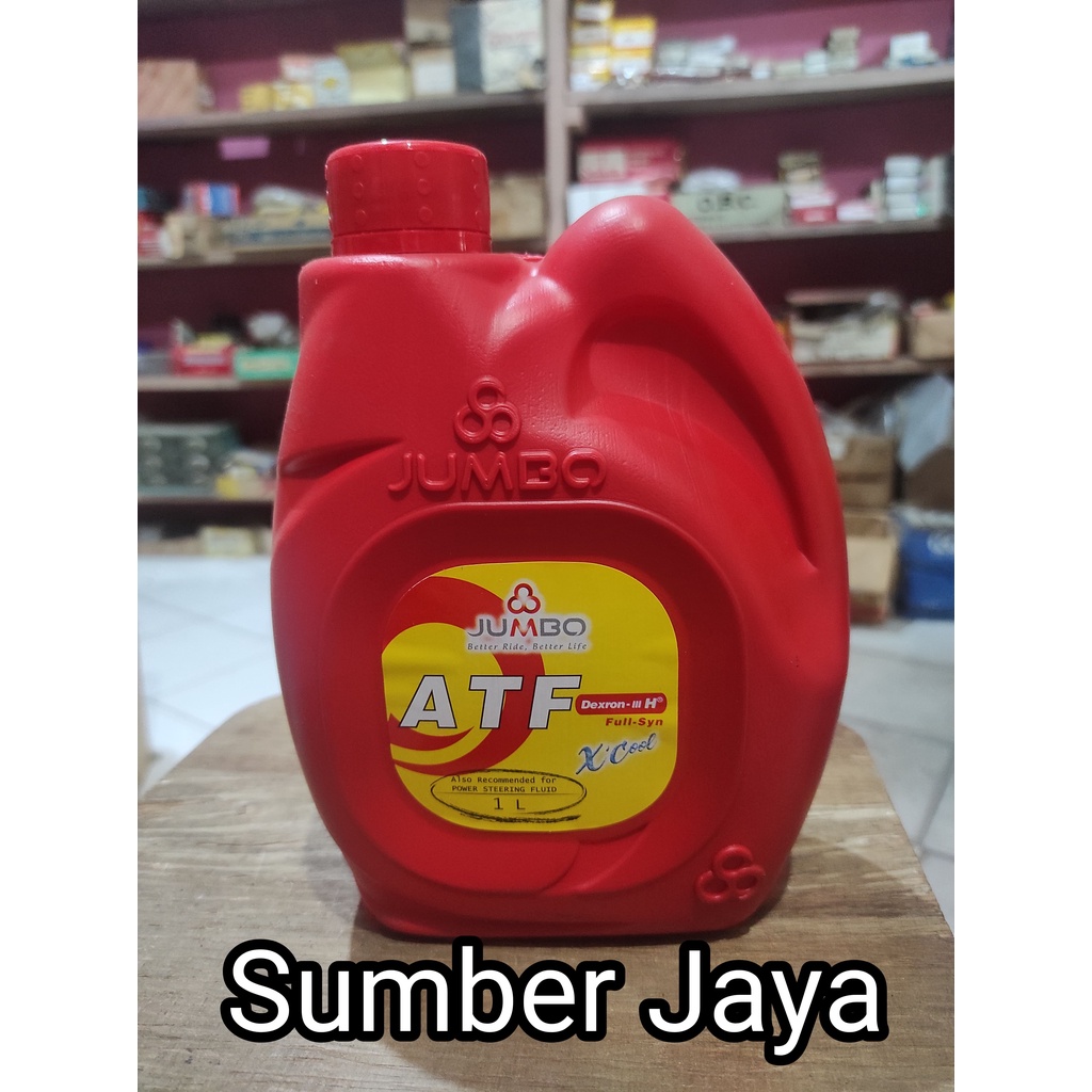 Oli ATF Jumbo Oli Transmisi Mobil Matic Dexron-III H Power Steering Fluid 500 ML -1 Liter 100% Asli