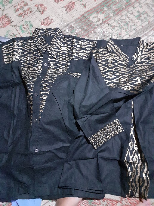 Rama Shinta Couple - Melani Set Couple Lilit Rovella Batik Couple Modern Baju Baju Couple Blus Batik