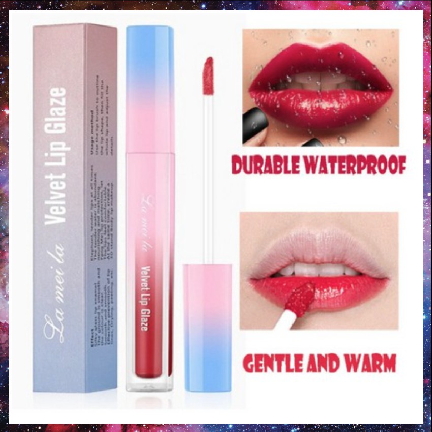 LAMEILA Lipstick Cair Kosmetik Lip Glaze Velvet Metal Bibir Lipstik Lip LA035 1011