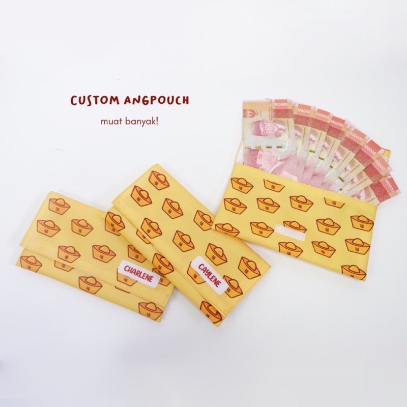 DOMPET ANGPAO IMLEK CNY CUSTOM NAMA FITRAH LEBARAN IDUL FITRI ISLAM MUSLIM WEDDING NIKAH