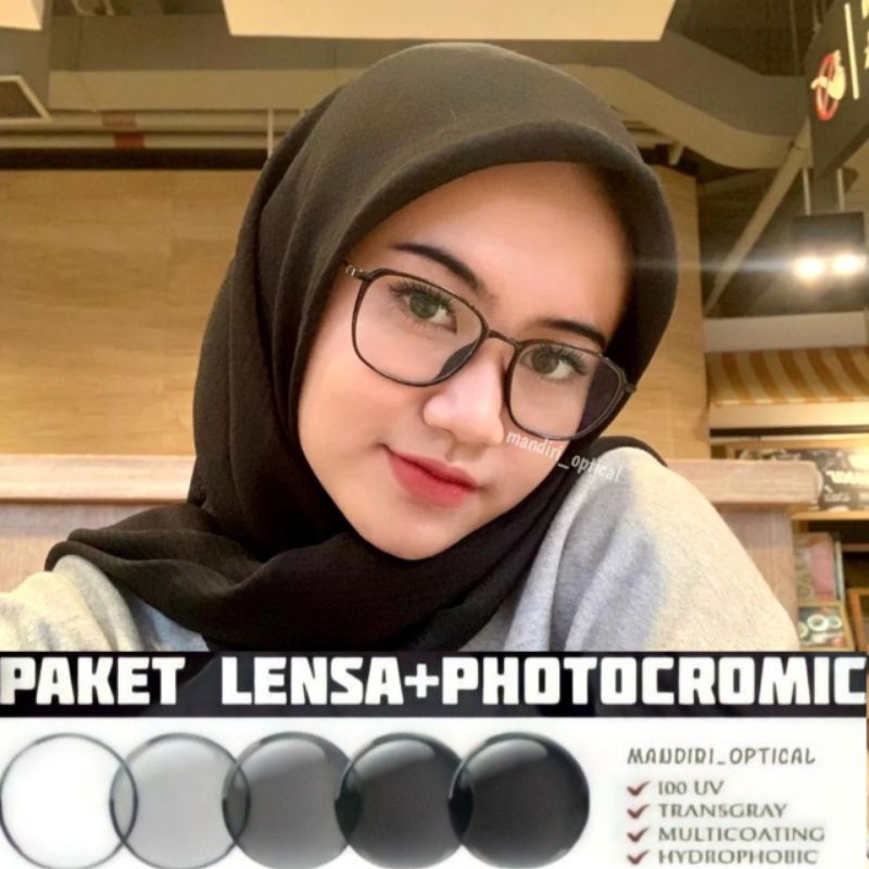 Kacamata Photocromic | kacamata minus | kacamata antiradiasi | kacamata unisex | kacamata 2189 | gratis lensa Photocromic | kacamata murah