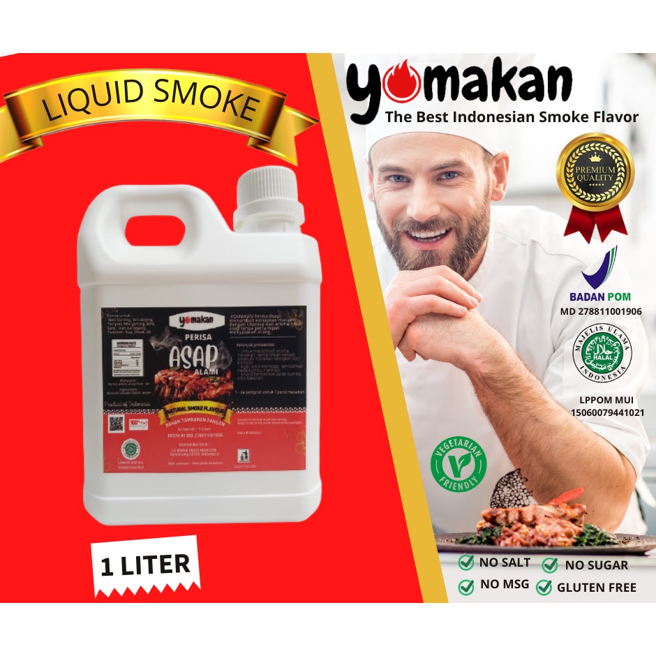 

YOMAKAN LIQUID SMOKE / PERISA ASAP / BUMBU ASAP / BUMBU PENYEDAP