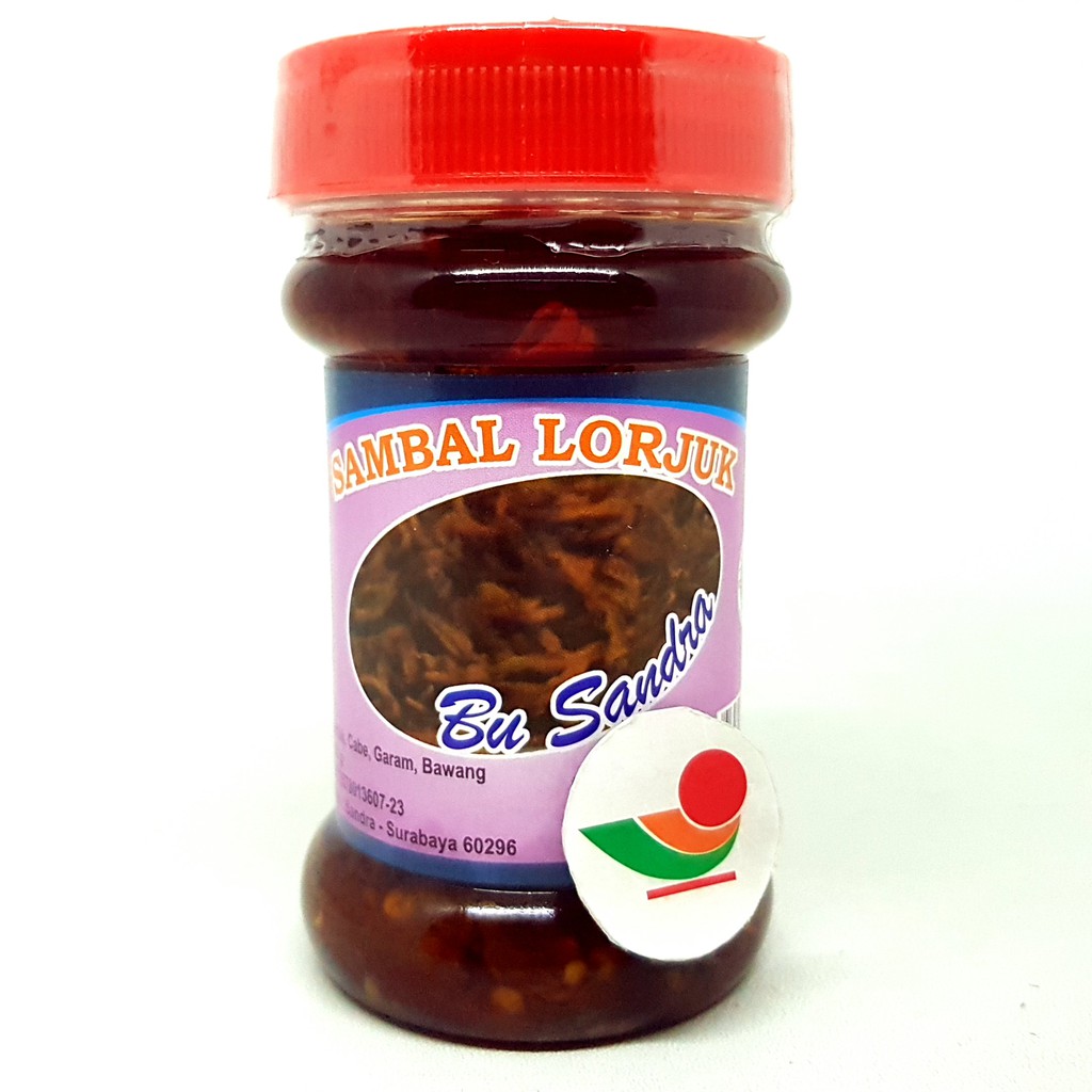 

BU SANDRA SAMBAL LORJUK 150gr | SAMBEL LURJUK LORJU LURJU ASLI KHAS SURABAYA PEDAS PEDES CABE MERAH