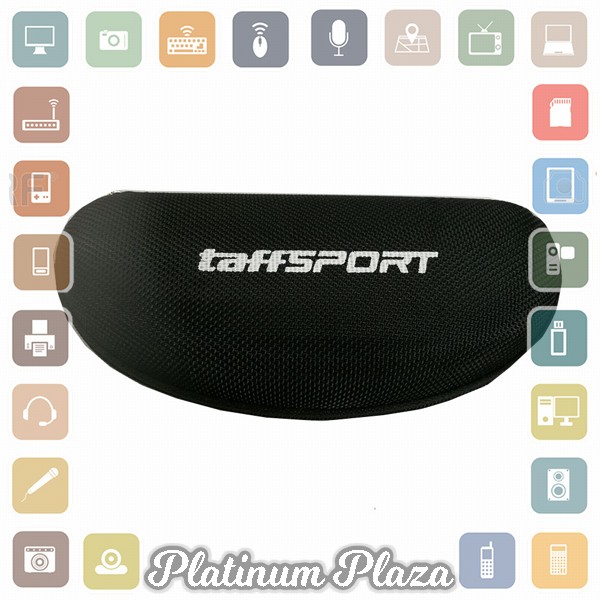 TaffSPORT Kotak Kacamata EVA Hardcase Waterproof - Black`FMPBHU-