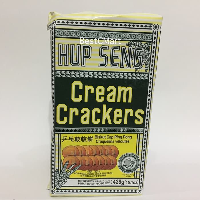 

HUP SENG CREAM CRACKERS (BISKUIT CAP PING PONG)