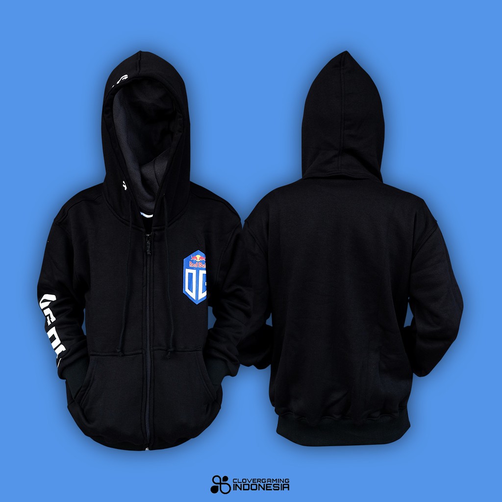 Hoodie OG Red Bull Black - Premium Gaming Esports Apparel
