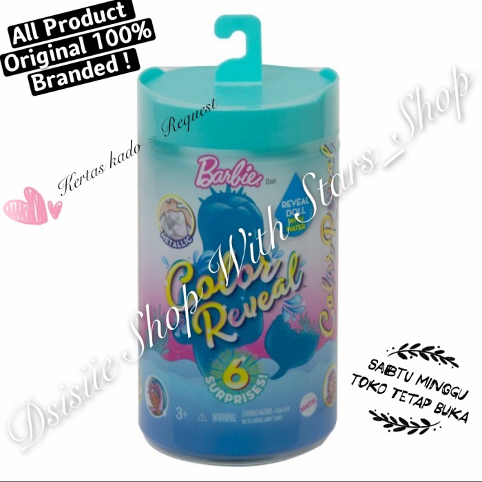 Promo Barbie Color Reveal Mermaid Original / Boneka Barbie Mermaid Murah