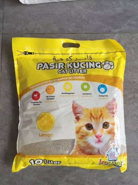 Pasir kucing Kawan Cat Litter 10Liter / Pasir gumpal wangi READY