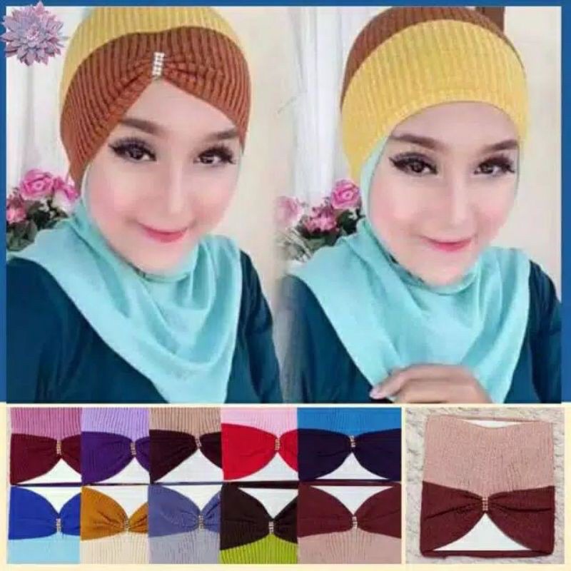 Ciput Rajut Premium / Inner Hijab 2 Warna / Inner Hijab 4 Warna / Inner Rajut Premium sangat nyaman 