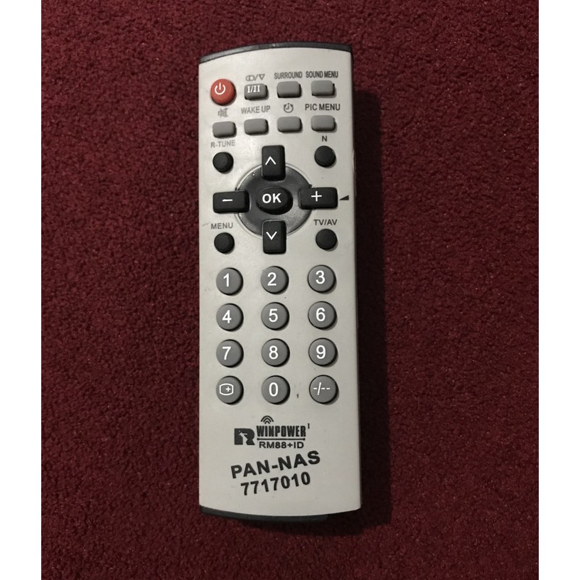REMOTE TV PANASONIC (TV TABUNG- LCD- LED)