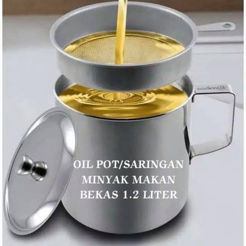 OIL POT PENYARING MINYAK JELANTAH