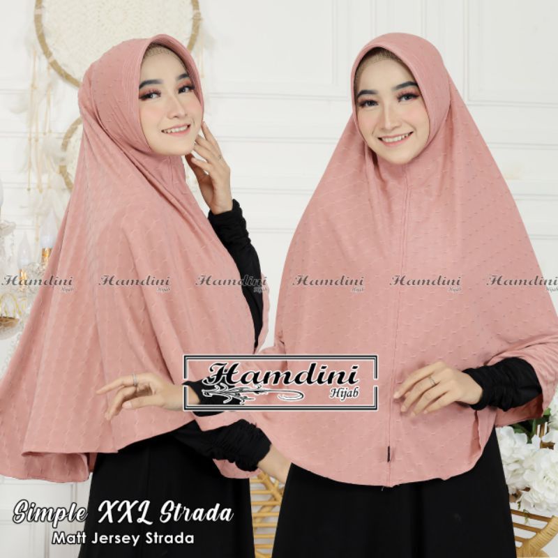 Hijab Instan Rosa Jumbo Ori by Hamdini