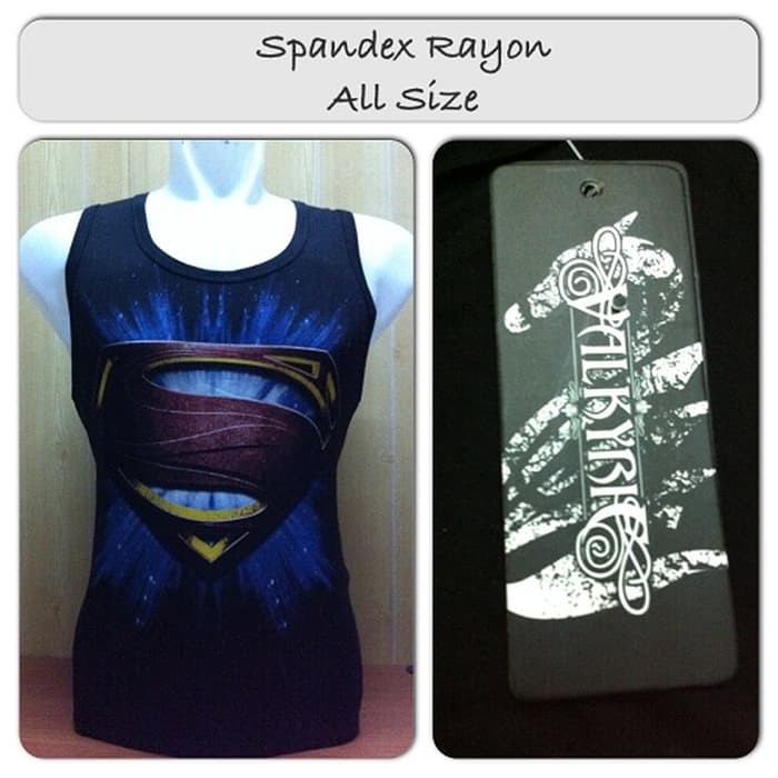 KAOS  Singlet Spandex Superman SH303  COC KATOO