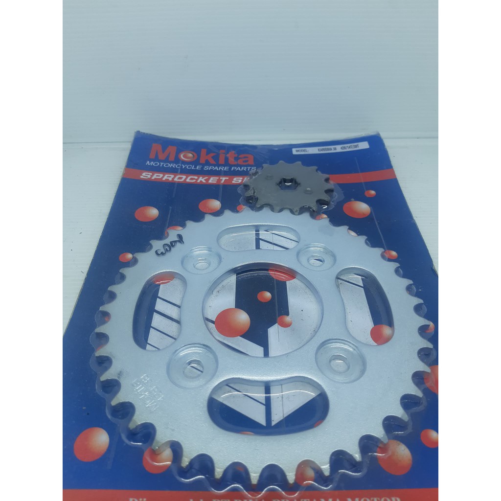 GIR GEAR SET DEPAN BELAKANG SUPRA FIT NEW / FITNEW / SUPRA X 125 38T-14T