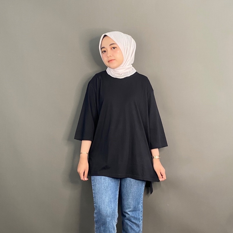 KAOS POLOS OVERSIZE // KAOS WANITA JUMBO