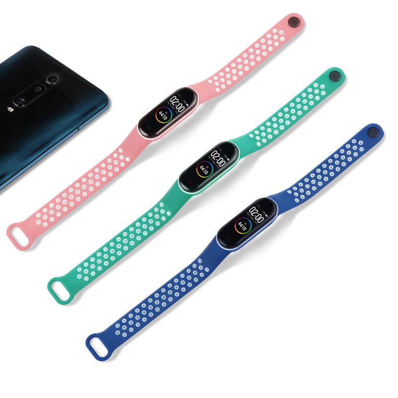 Strap Sport Xiaomi Mi Band 7 / 6 / 5 Sirkulasi Udara Anti Gerah Hematacc