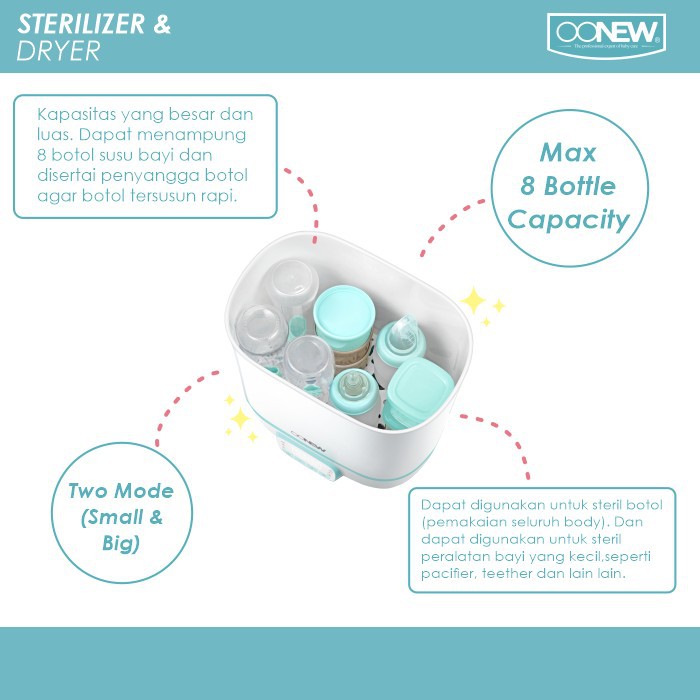 Makassar ! OONEW Digital Steam Sterilizer and Dryer