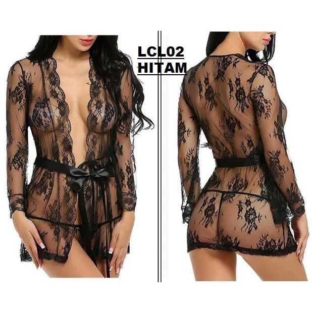 Baju Tidur Lingerie Babydoll Transparan LCL