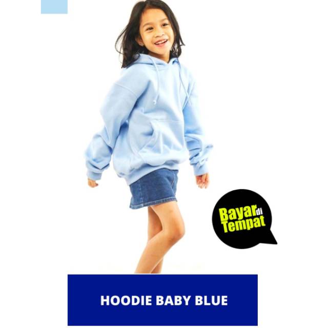 Jaket Jumper Hoodie Sweater Polos Anak Unisex 10 tahun grosir sweater