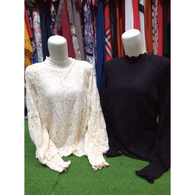 Atasan brukat Import