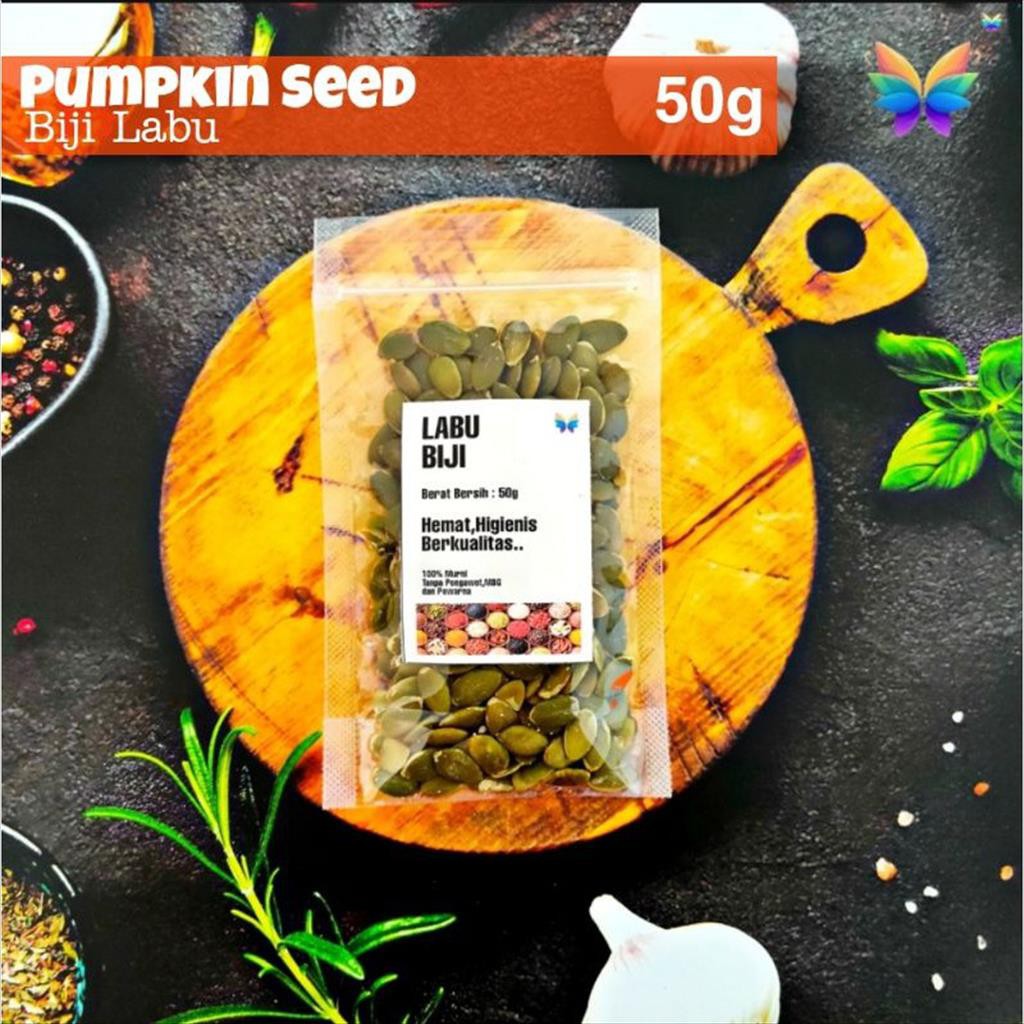 

Rempah Organik BIJI LABU / Pumpkin Seed 50g ✓PREMIUM #WarnaWarniRempah