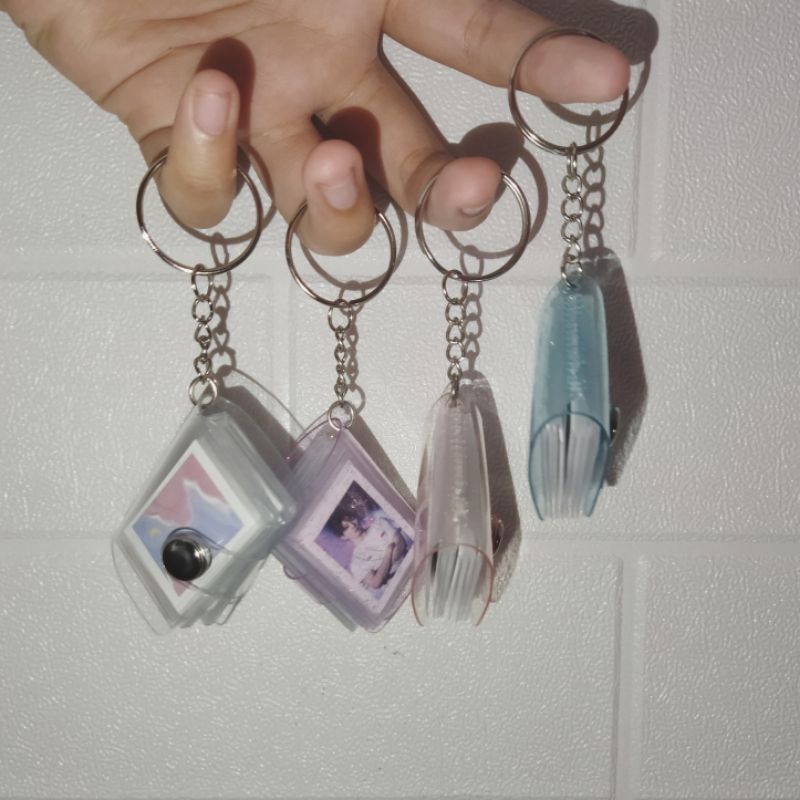 MINI FOTO ALBUM 1 INCH GANTUNGAN KUNCI | GANTUNGAN KUNCI MINI ALBUM