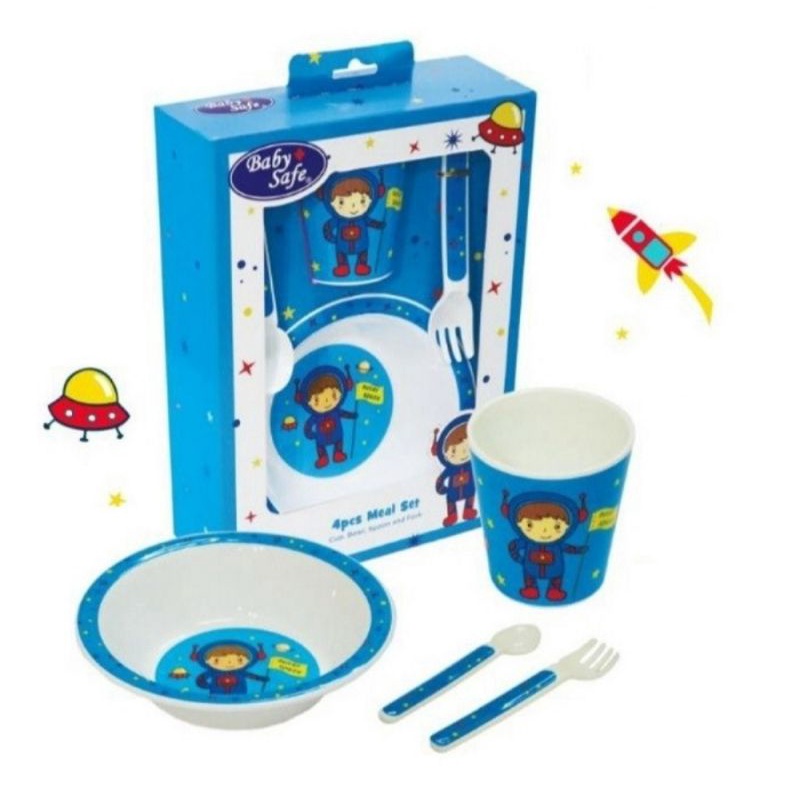 baby safe  meal set, peralatan makan  gift set gift box