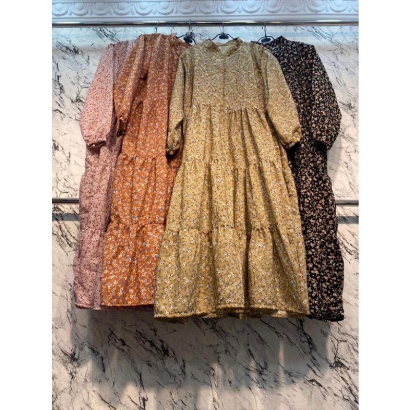 MIDI DRESS BUNGA BUSUI MIUDIS