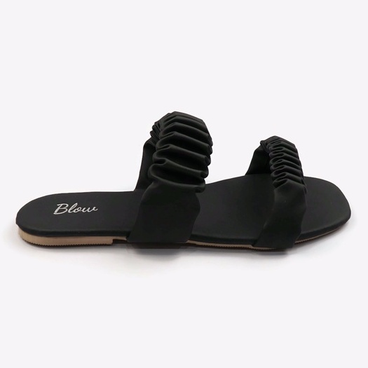 Blow Aliya Scrunchie Serut Sandal BLNI 0031-Black