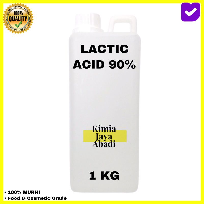 Lactic Acid / Asam Laktat / Lactic Acid 90% / Face Peel 1 KG Murni
