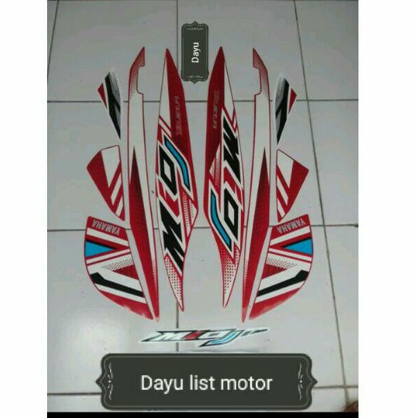 striping mio j 2012 merah