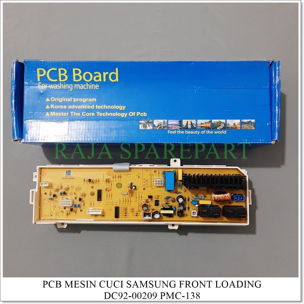 PCB/Panel/Modul Mesin Cuci Samsung Front Loading 9 Tombol DC92-00209 pmc-138