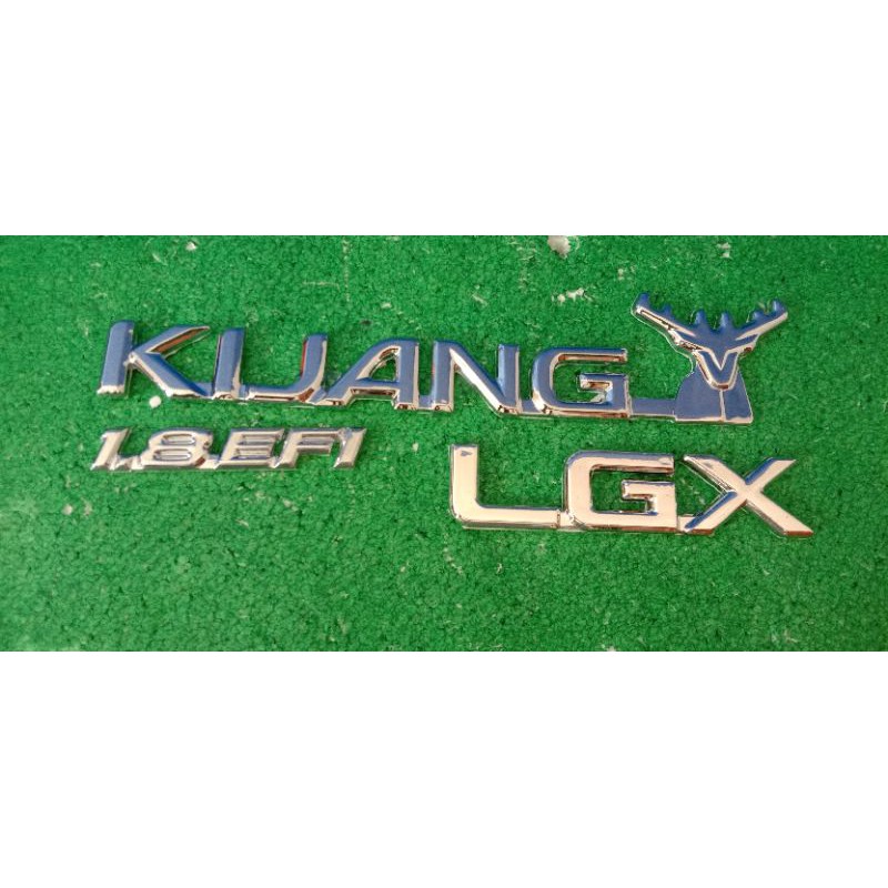 LOGO/EMBLEM KIJANG EFI 1,8 LGX SET , KIJANG EFI
