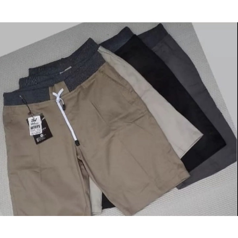 Celana Chino Pendek Pria mick pinggang karet rip katun twill surfing dewasa celana chino murah